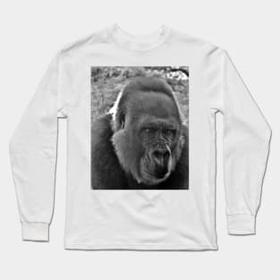 Gorilla Head Shot Long Sleeve T-Shirt